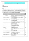 NSG 280 Unit 3 Prioritization Project. Latest 2020/21