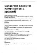 Dangerous Goods for Ramp (solved & updated).