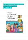 Advanced Pediatric Assessment, 3rd Edition by Ellen M. Chiocca, TEST BANK, Verified Chapters 1 - 26, Complete Newest Version