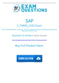 Latest C_THR95_2105 PDF and dumps Download C_THR95_2105 Exam Questions and Answers [2021]