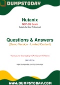 Nutanix NCP-DS Exam Dumps PDF Easily Download and Prepare Well to Assure Success