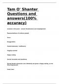 Tam O' Shanter Questions and answers(100% accuracy)