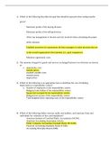 ACC 650 - Module 6 - Quiz - Internal Control and Transfer Pricing. Questions and Answers. 