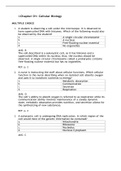 Chapter 01: Cellular Biology Huether & McCance: Understanding Pathophysiology, 6th Edition MULTIPLE CHOICE