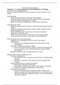 Human Infectious Diseases exam material summary - VIR20803