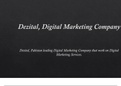 Dezital, Digital Marketing Company in Pakistan - Ecommerce Development