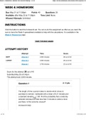 MATH 221 Week 4 Homework; Statistics for Decision-Making