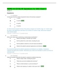 NURS 612 EVOLVE Questions for AHA Exam 3 (answered)