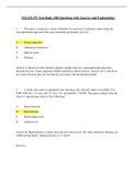 NCLEX-PN Test-Bank (200 Questions with Answers and Explanations) | GRADED A