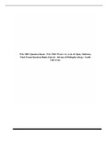 SOUTH UNIVERSITY NSG 5003 PATHOPHYSIOLOGY QUESTION BANK FOR FINAL EXAM, MIDTERM EXAM, WEEK 1 TO WEEK 10 QUIZ (2000 PLUS Q & A)(LATEST-2021) |100% CORRECT ANSWERS, DOWNLOAD TO SCORE “A”|