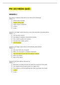 PHI 103 MEDIA QUIZ (3 VERSIONS) / PHI103 MEDIA QUIZ (3 VERSIONS)