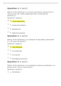 South UniversityNSG 6440Week 9 Practice Exam ( all answers are correctly highlighted )