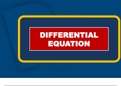 Differential equation 