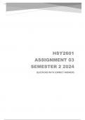 HSY2601 Assignment 3 (QUALITY ANSWERS) Semester 2 2024