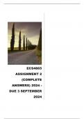 ECS4865 ASSIGNMENT 2 (COMPLETE ANSWERS) 2024 - 100% A+ GRADE