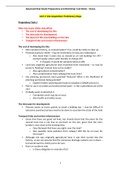 Advanced Real Estate Preparatory and Workshop Notes (High Distinction Grade)