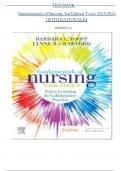 Test Bank for Fundamentals of Nursing: Active Learning for Collaborative Practice, 3rd Edition (Yoost, 2023) 9780323828093 Chapter 1-42