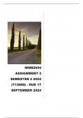 MNM2604 Assignment 2 (COMPLETE ANSWERS) Semester 2 2024 (713888) - DUE 17 September 2024