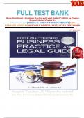 FULL TEST BANK Nurse Practitioner's Business Practice and Legal Guide 6th Edition by Carolyn Buppert (Author) latest Update Graded A+    