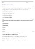 NCRA CTR Exam Practice Test 2024 Questions With 100% Correct Answers!!