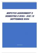 MNP3703 Assignment 2 Semester 2 2024 - DUE 12 September 2024