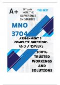 MNO3704 Assignment 3 (COMPLETE ANSWERS) Semester 2 2024 - DUE 16 September 2024