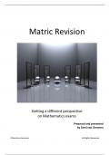 Maths Grade 12 Final Revision (Paper 1 & 2)