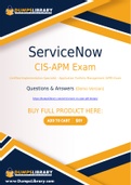 ServiceNow CIS-APM Dumps - You Can Pass The CIS-APM Exam On The First Try