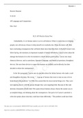 Sheridan Technical College ENGLISH 10013 8002.11 AP Practice Essay Two.