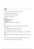 VSR EXAM QUESTIONS AND ANSWERS 2024/2025( A+ GRADED 100% VERIFIED).