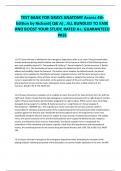 TEST BANK FOR GRAYS ANATOMY Access 4th  Edition by Richard( Q& A) , ALL BUNDLED TO EASE  AND BOOST YOUR STUDY, RATED A+, GUARANTEED  PASS