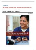 Test Bank For The Nursing Assistant Acute, Subacute, and Long-Term Care, 6th Edition By Jolynn Pulliam| 9780134846651| All Chapters 1-24| LATEST