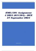 EML1501 Assignment 4 2024 (651384) - DUE 27 September 2024