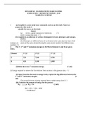 BUNAMFAN EXAMINATIONS MARCH/APRIL FORM FOUR CHEMISTRY PAPER 1 2019 MARKING SCHEME