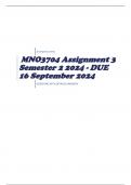 MNO3704 Assignment 3 Semester 2 2024 - DUE 16 September 2024