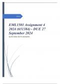 EML1501 Assignment 4 2024 (651384) - DUE 27 September 2024