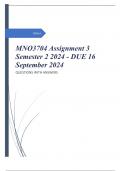 MNO3704 Assignment 3 Semester 2 2024 - DUE 16 September 2024