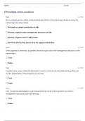 BUL3310 Exam4/Final Exam 2024 Questions & Answers Graded A+