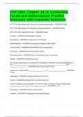 OTA 1001, Chapter 14, B. Combining Forms and Abbreviations Practice Exercises with Complete Solutions