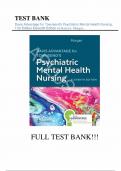 Test Bank - for Davis Advantage for Townsend's Psychiatric Mental Health Nursing, 11th Edition Eleventh Edition by Karyn I. Morgan, All Chapters | Complete Guide A+