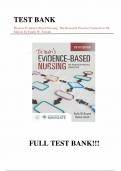 Test Bank - for Brown's Evidence-Based Nursing: The Research-Practice Connection 5th Edition by Emily W. Nowak, All Chapters | Complete Guide A+