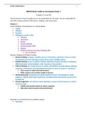 Study Guide to Accompany Exam 1/NR 446 Exam 1 Study Guide to Accompany Exam 1- Chamberlain College