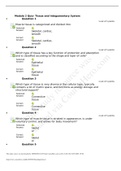 Module 2 Quiz- Tissue and Integumentary System