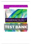 TEST BANK PHARMACOLOGY A PATIENT-CENTERED NURSING PROCESS APPROACH, 11TH EDITION 