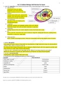 SBI3C 02 Cell Bio Exam Review