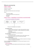 Samenvatting Macro-economie Schakel Handelswetenschappen KUL 2020-2021