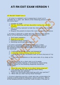 ATI RN EXIT EXAM VERSION 1 ( 2021 LATEST UPDATE )/ATI RN EXIT EXAM VERSION 1 ( 2021 LATEST UPDATE )/