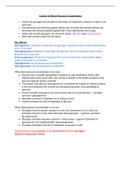 AQA A Level Biology- Control of Blood Glucose Conc. Notes