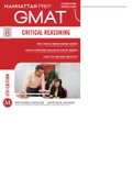 Manhattan - Critical Reasoning (6th Edition)