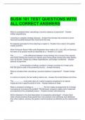 BUSN 101 TEST QUESTIONS WITH ALL CORRECT ANSWERS 